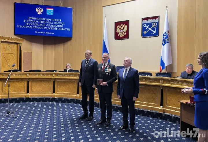 Вице-губернатор Ленобласти Константин Патраев получил орден Мужества