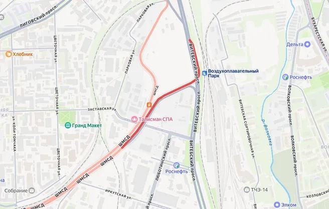 В центре Петербурга сузят улицы из-за форума, на ЗСД перекроют съезд