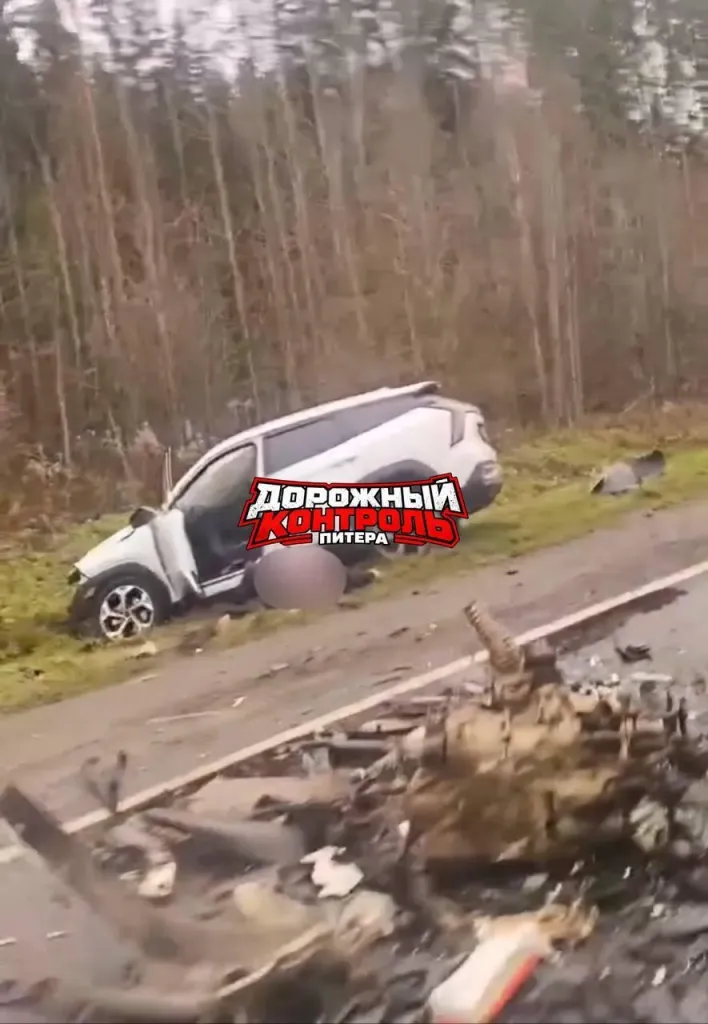 На трассе А-120 в Гатчинском районе погиб водитель Geely